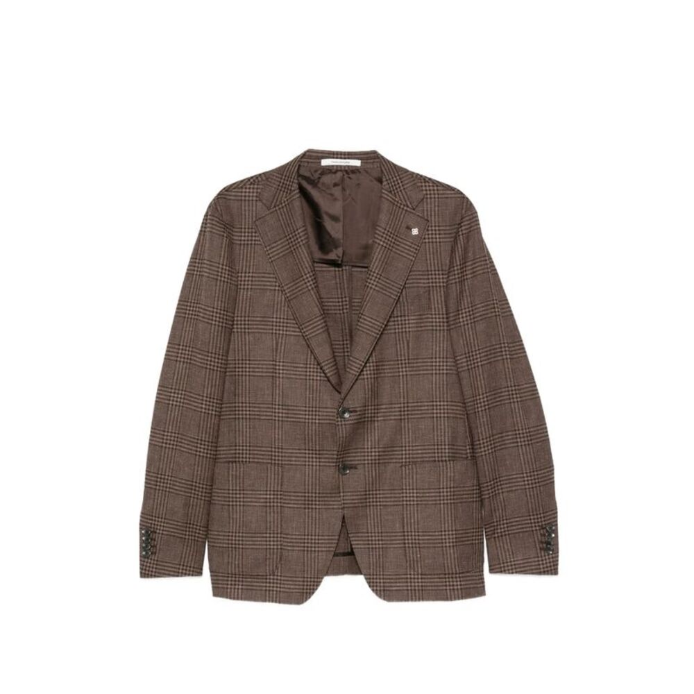 Tagliatore Brown Jackets - Blazers Men
